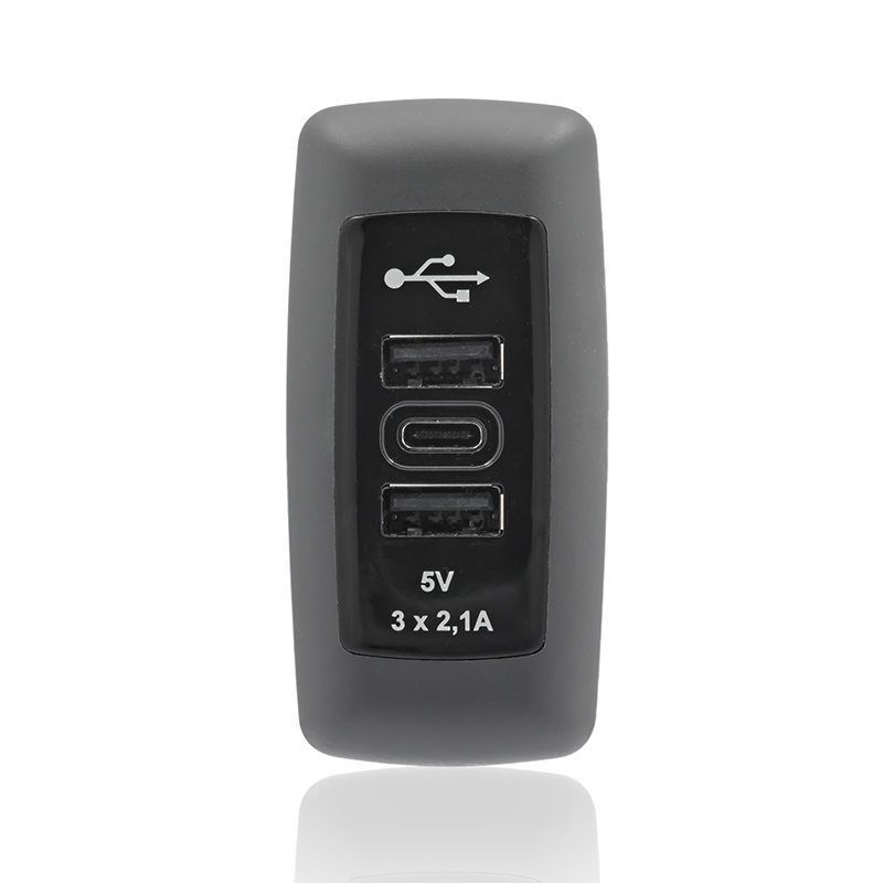 Sanel Usb Şarj Çift Çıkışlı 12/24V 6.3A Type-C Şarj Ünitesi Suc9 SUC9B.DG