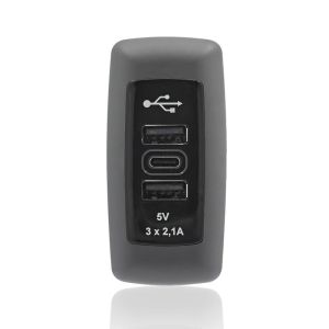 Sanel Çift USB-C Şarj Ünitesi 12/24V 6.3A SUC9B.DG