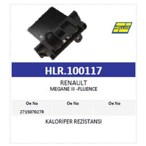 Kalorifer Rezistansı Renault Megane Iıı -Fluence (