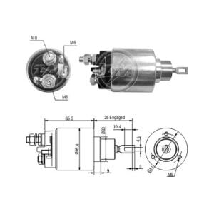 ZM 479 Marş Otomatiği 12V Fiat Strada 1.7 TDS - 1.9D (SBO-0479)