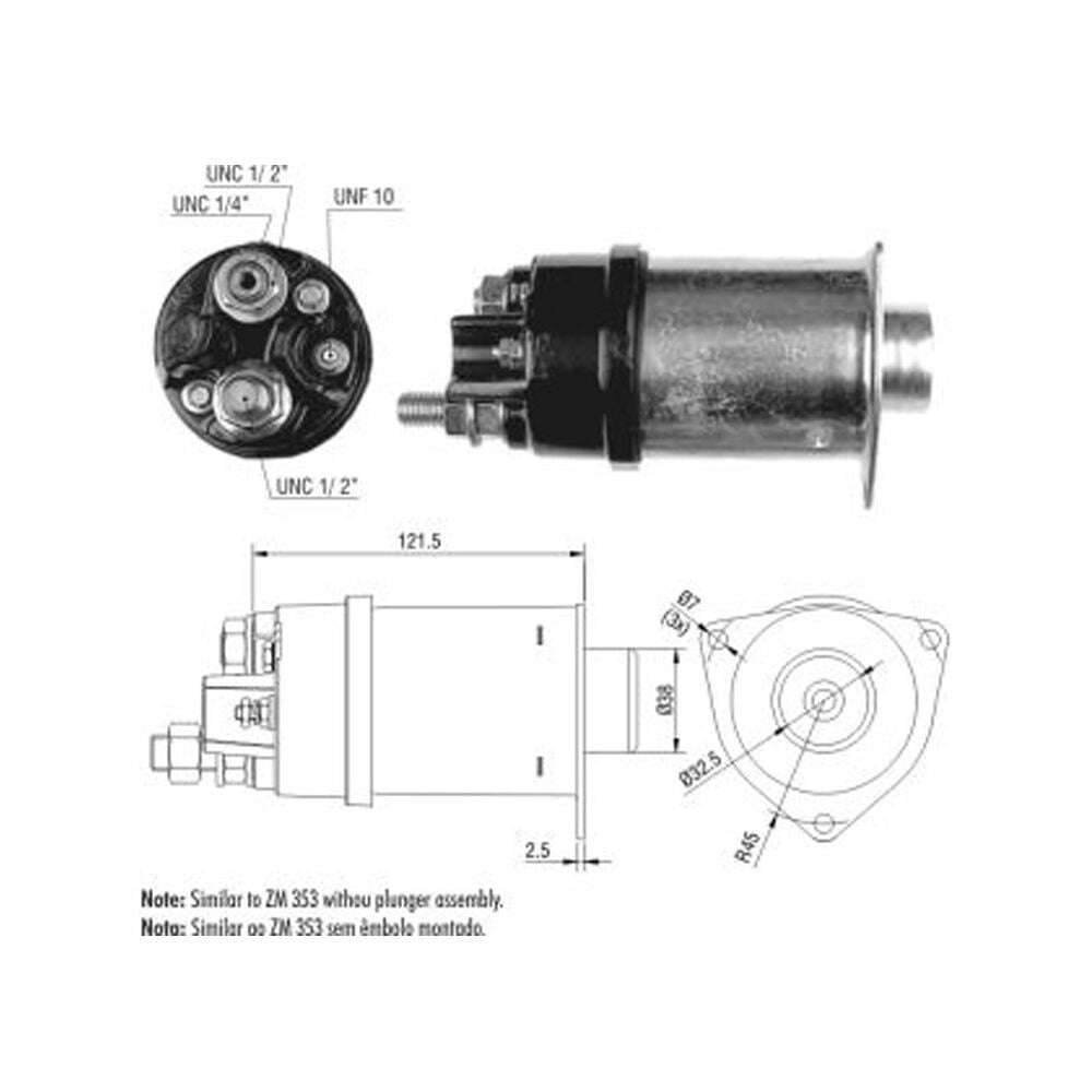 ZM 453 Marş Otomatiği 12V 37MT Ford
