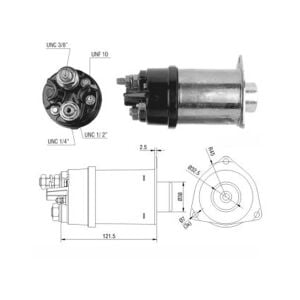 ZM 454 Marş Otomatiği 12V 37MT Case