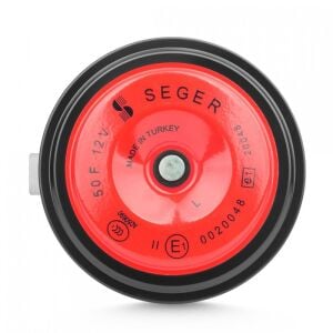SEGER-50F Midi Disk Korna 12V (Didit), Kalın Ses, Sıcma 3 Soket (Peugeot, Citreon)