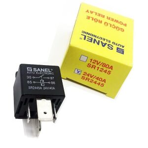 Sanel 24V 40A Güç Rölesi Yedek Parçalı SR2445A