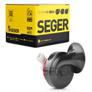 SEGER-60B Salyangoz Korna 12V (Dadat), Kalın Ses,Jpt Soket (Dacia, Renault, Citreon, Peugeot)